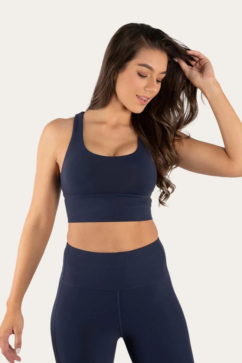 Ringers Western Harlow Sports Bra - Ink