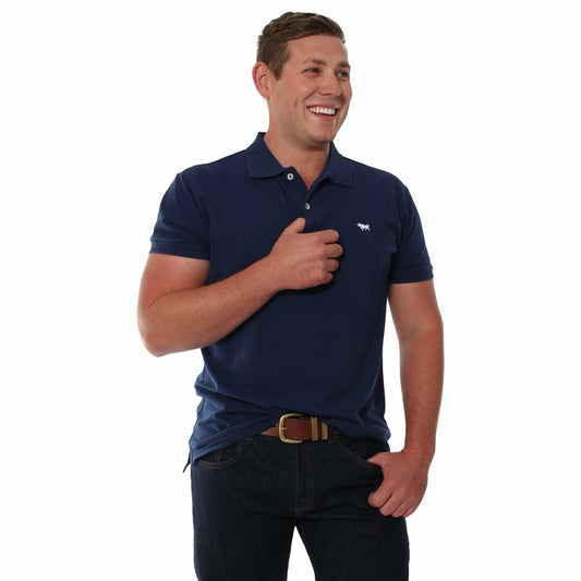 Ringers Western - Classic Mens Polo Shirt Navy