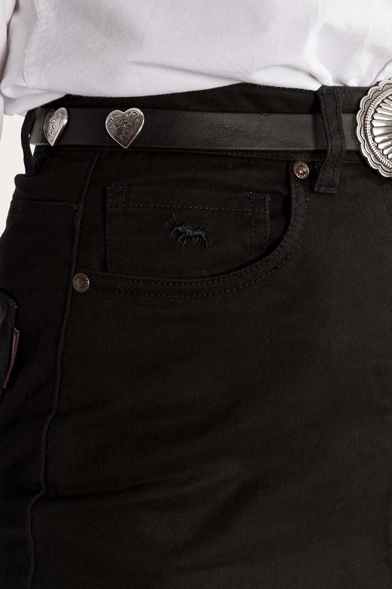 Ringers Western Drill Skirt Black