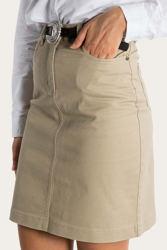 Ringers Western Drill Skirt Sand