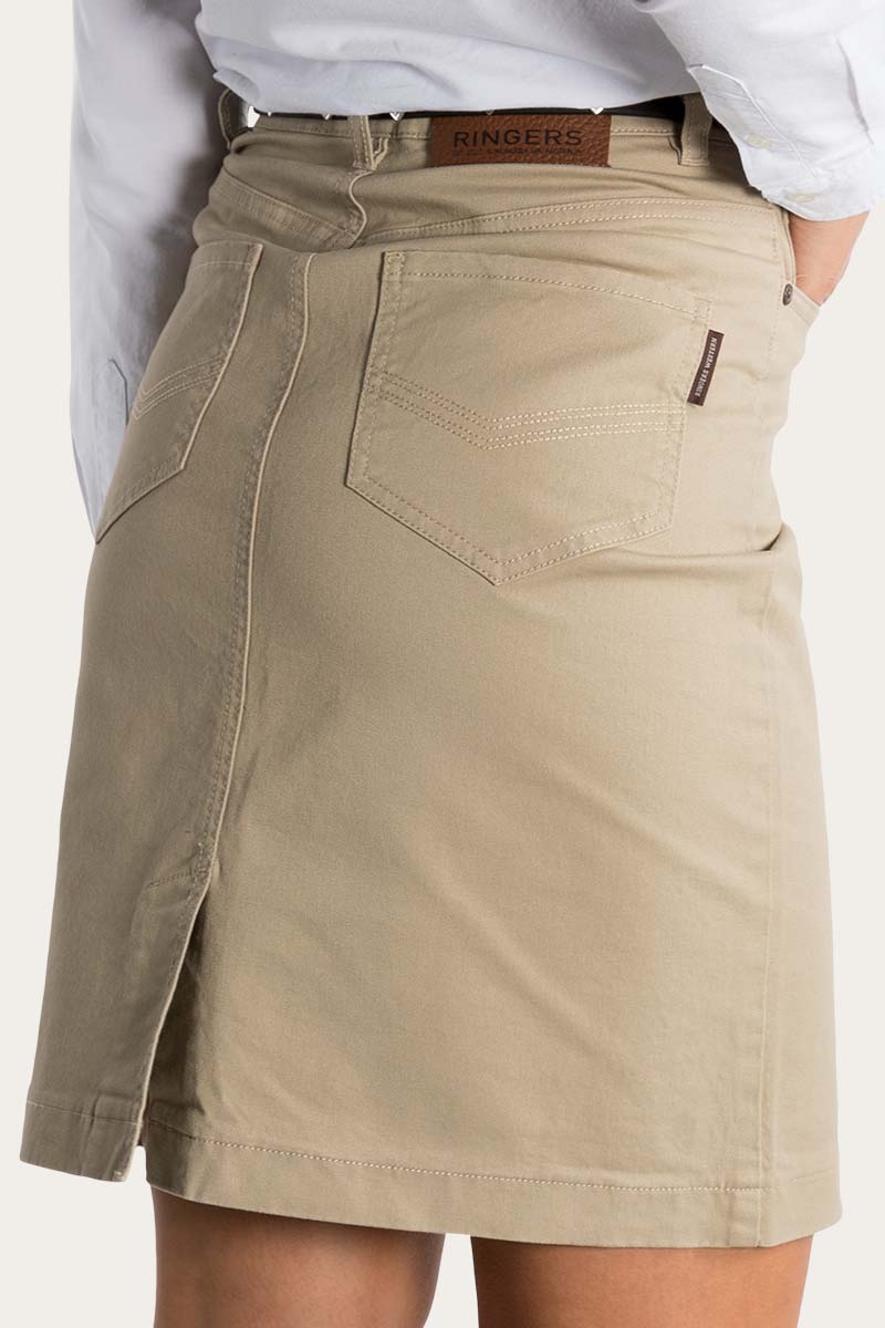 Ringers Western Drill Skirt Sand