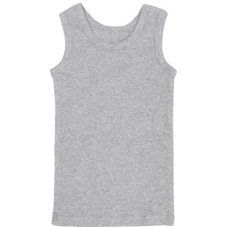 Style Junior - Child's Ribbed Singlet Grey