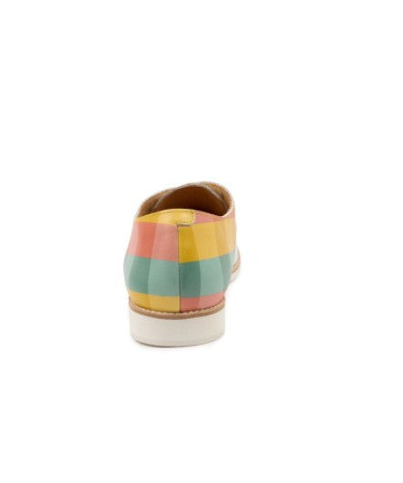 Rollie - Derby | Checker Leather ( larger sizes )