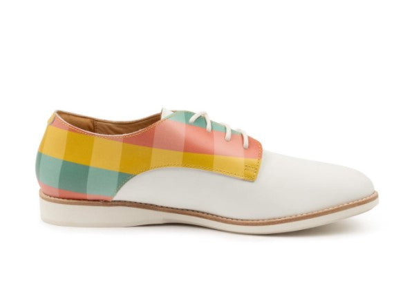 Rollie - Derby | Checker Leather ( larger sizes )