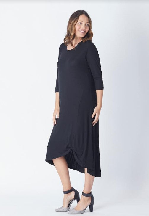 Cordelia St | Knot Dress - Black