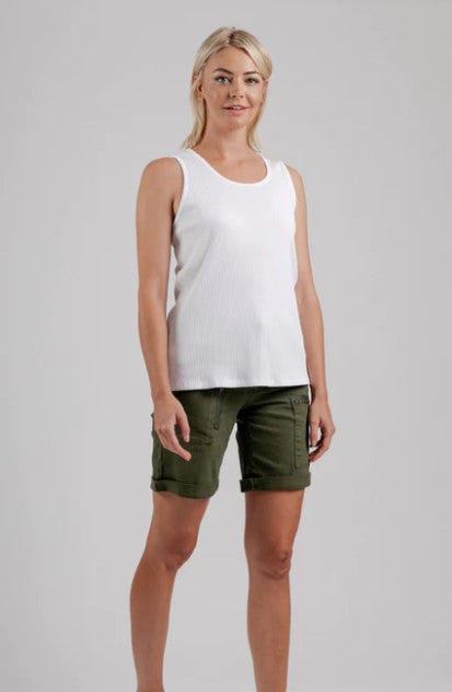 Mi Moso Staple Tank - White