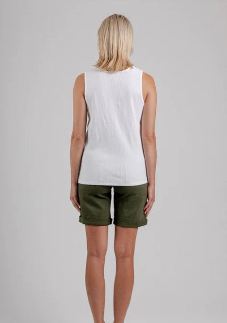 Mi Moso Staple Tank - White