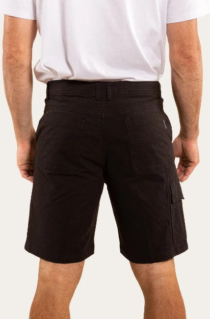 Ringers Western | WOODBURNE MENS WORKWEAR SHORT - BLACK