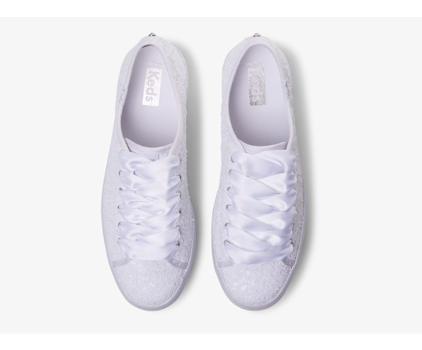 Keds | Women's Triple Up Sequins - White