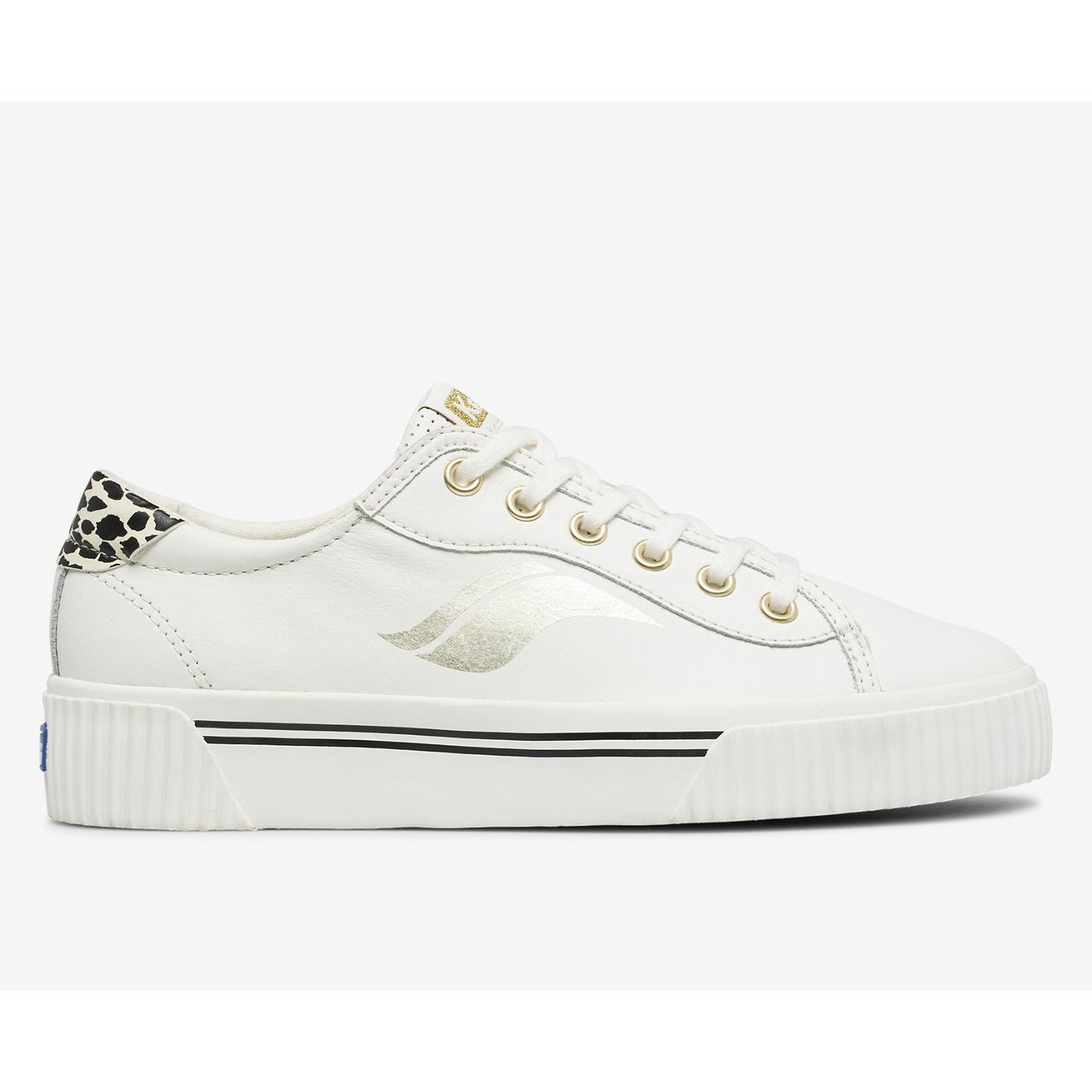 Keds Women's Crew Kick Alto Leather - Cream leopard