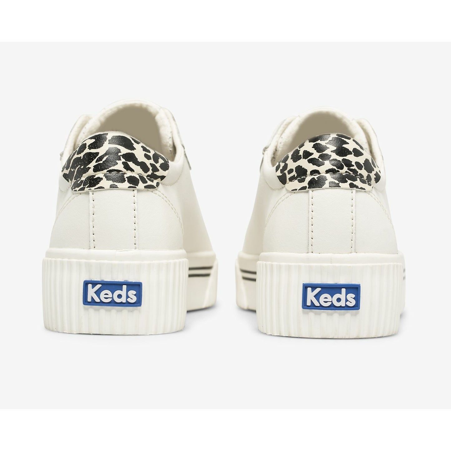 Keds Women's Crew Kick Alto Leather - Cream leopard