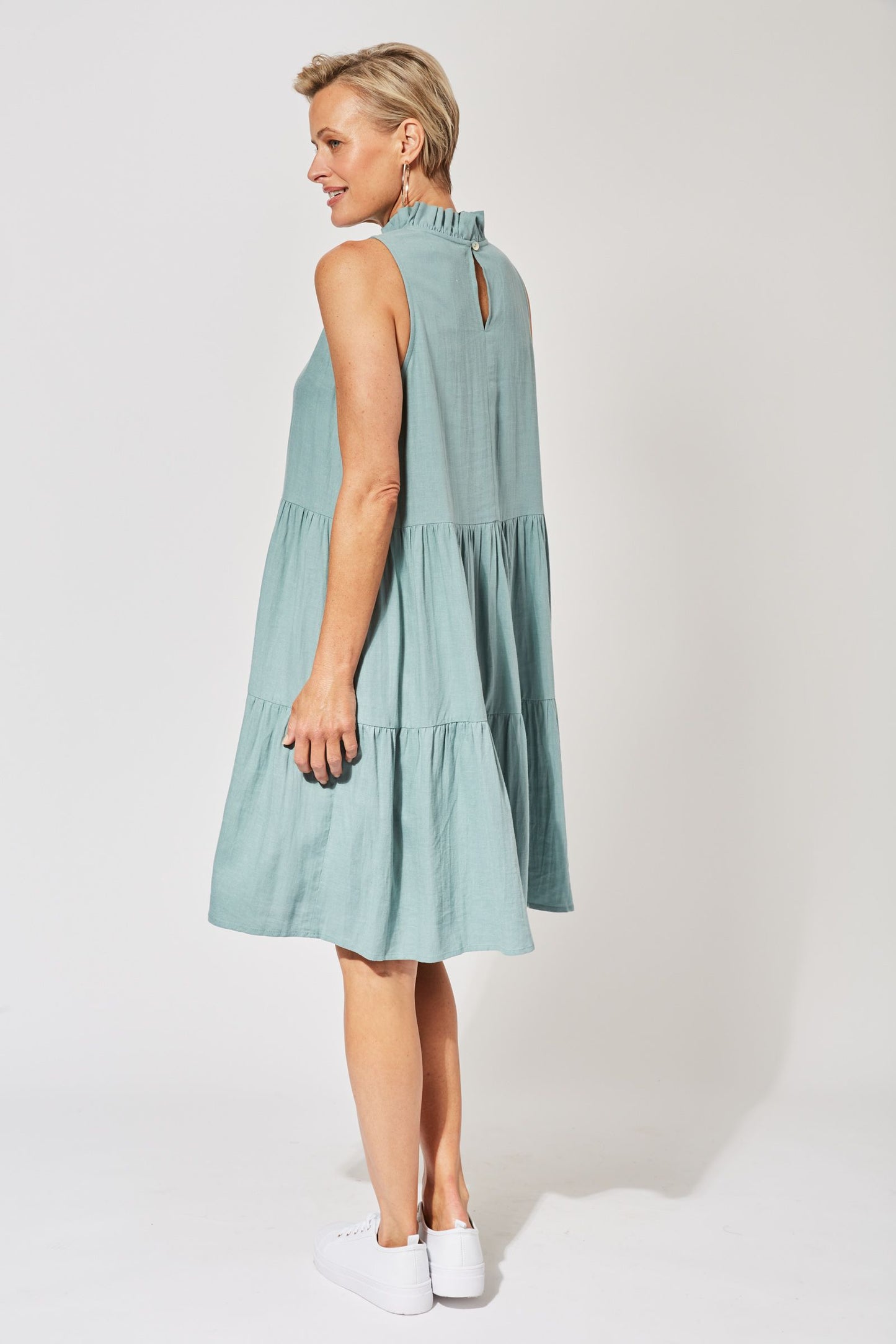 Haven - Belize Frill Dress - Mineral