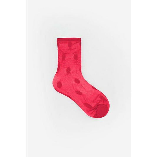 Antler - Stocking Spot Sock Fuchsia