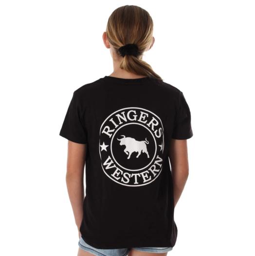 Ringers Western - Signature Bull Kids Classic T-Shirt - Black