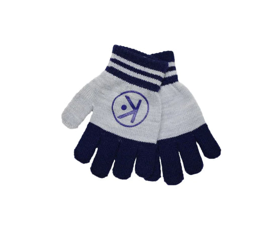 Korango Kids Gloves - Navy/Grey