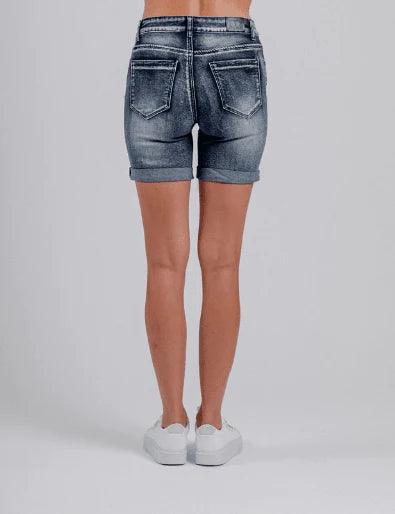 Mi Moso Boyfriend Shorts - Blue