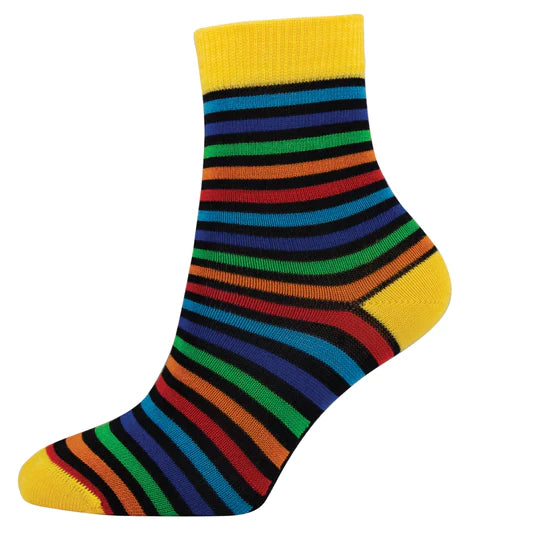 Merino Cub - Rainbow Sock | Yellow