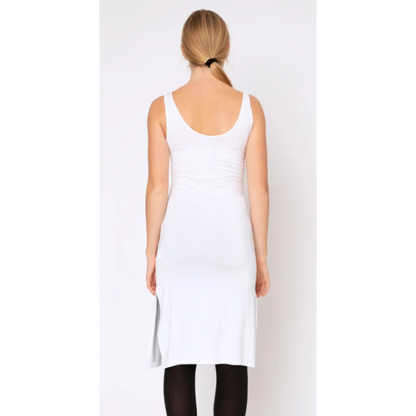 Blacklist Rayon Slip Dress - White