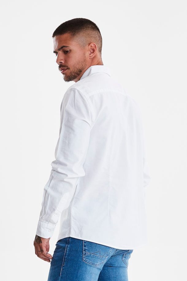 BLEND |  Nail Oxford Shirt - White