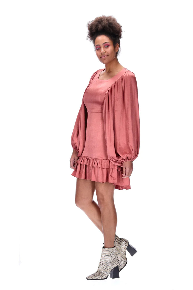 Augustine | Hudson Dress - Rose Gold